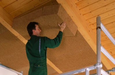 Isolation thermique des combles à Montrottier
